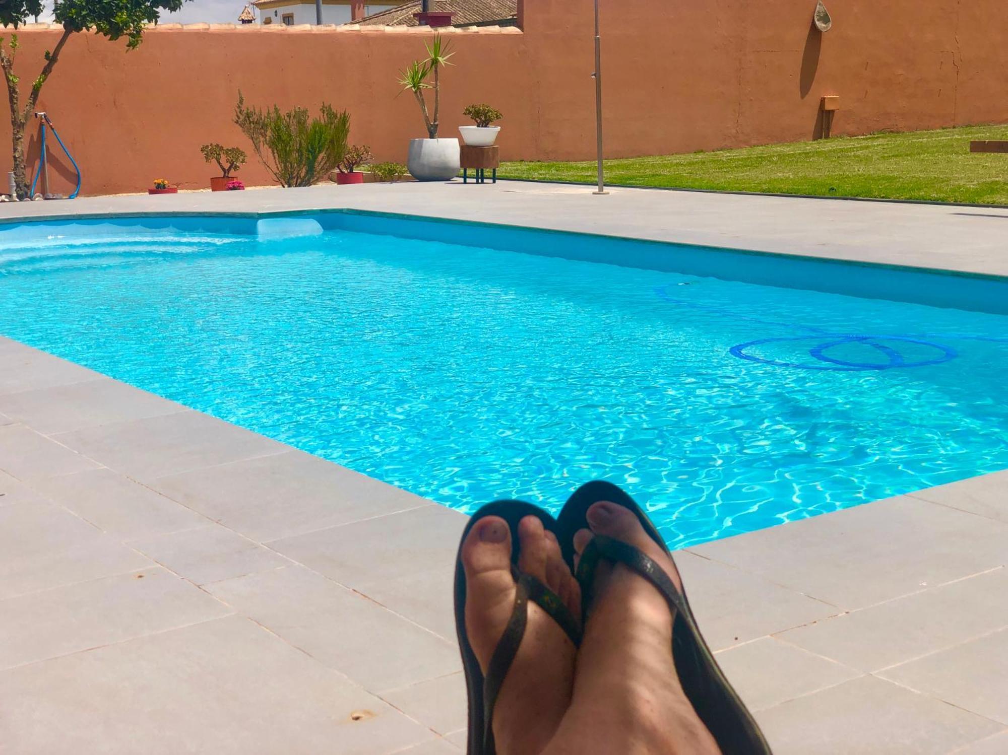 Apartamento Con Piscina Adults Only ชิกลานา เด ลา ฟรอนเตรา ภายนอก รูปภาพ